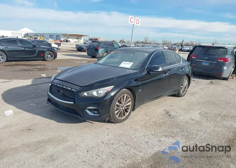 2019 Infiniti Q50 3.0T Luxe z USA, uszkodzony, nr VIN JN1EV7AP6KM540933